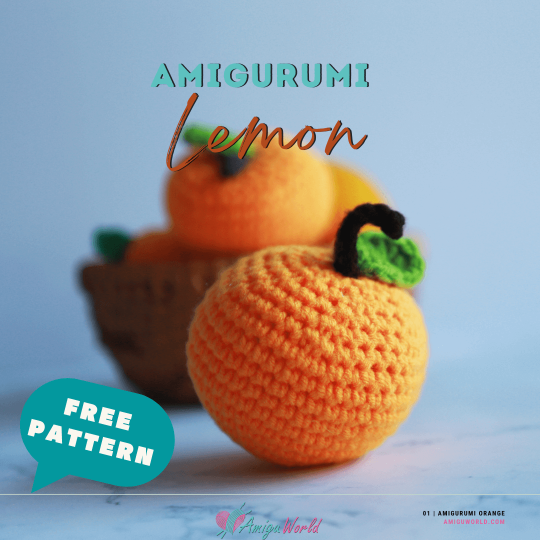 orange amigurumi crochet pattern free pattern