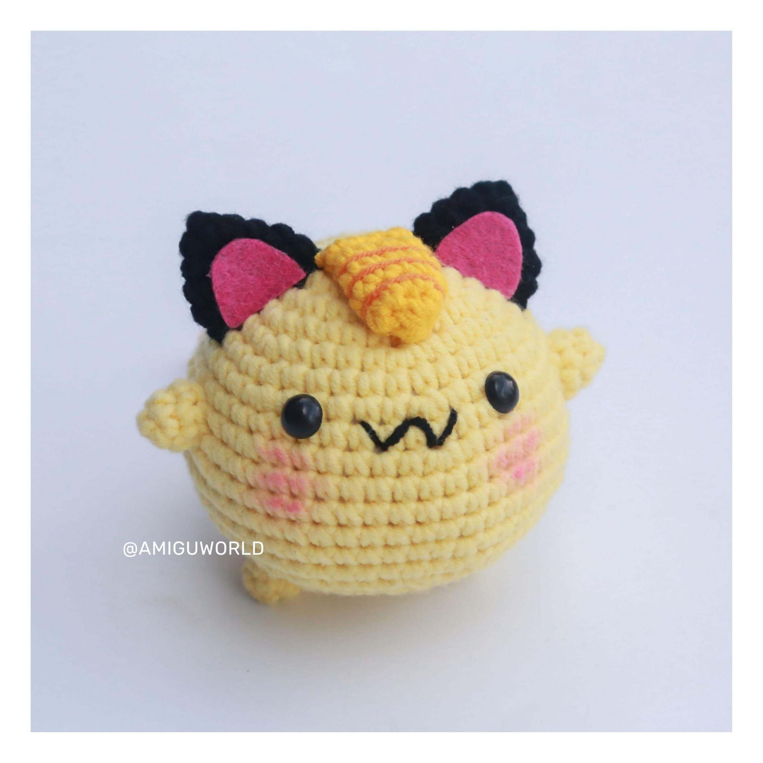 Meowth-amigurumi-crochet-pattern-by-AmiguWorld (7)