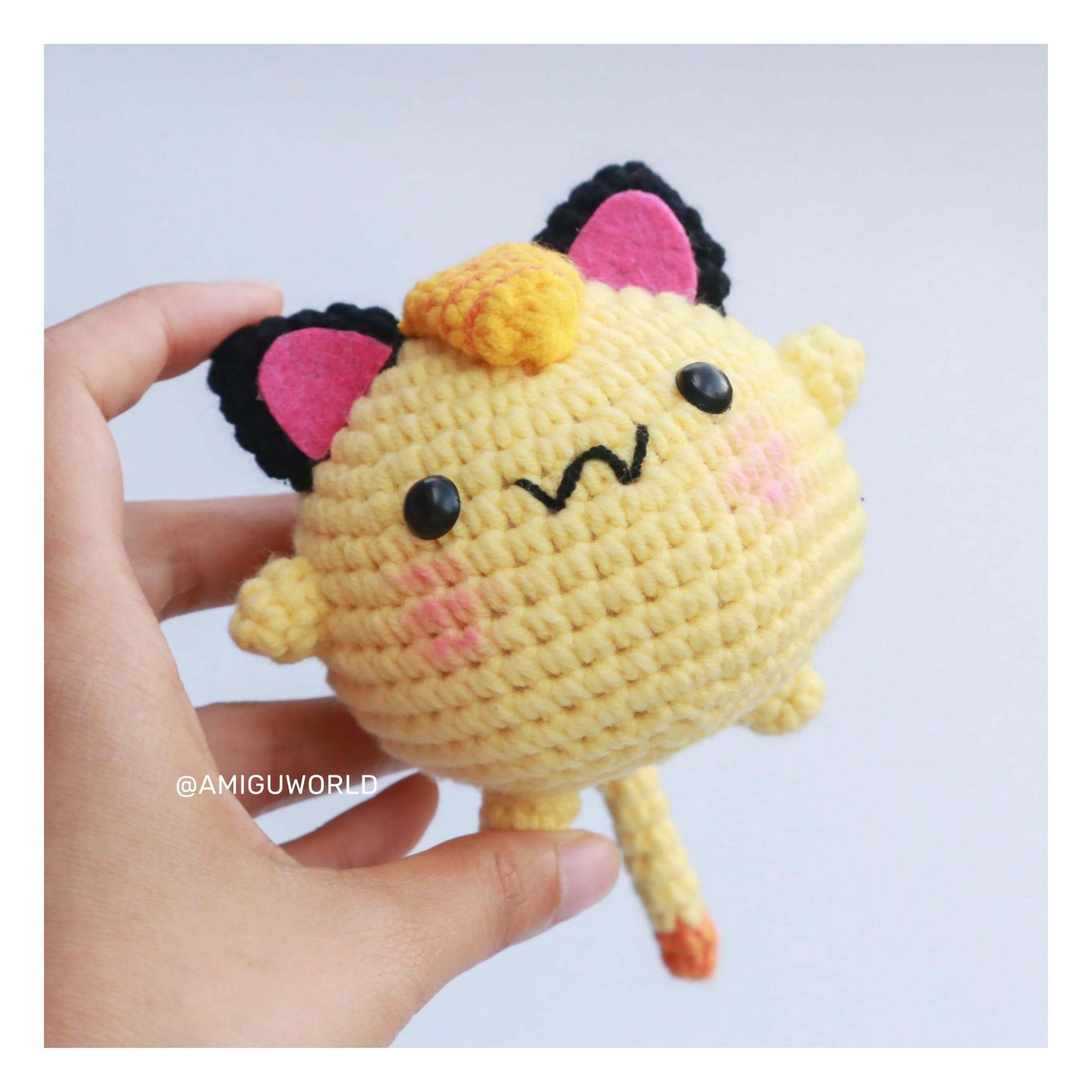 Meowth-amigurumi-crochet-pattern-by-AmiguWorld (8)