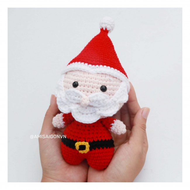 Santa Claus - Christmas | Crochet Pattern | Amigurumi Tutorial PDF in English | AmiSaigon