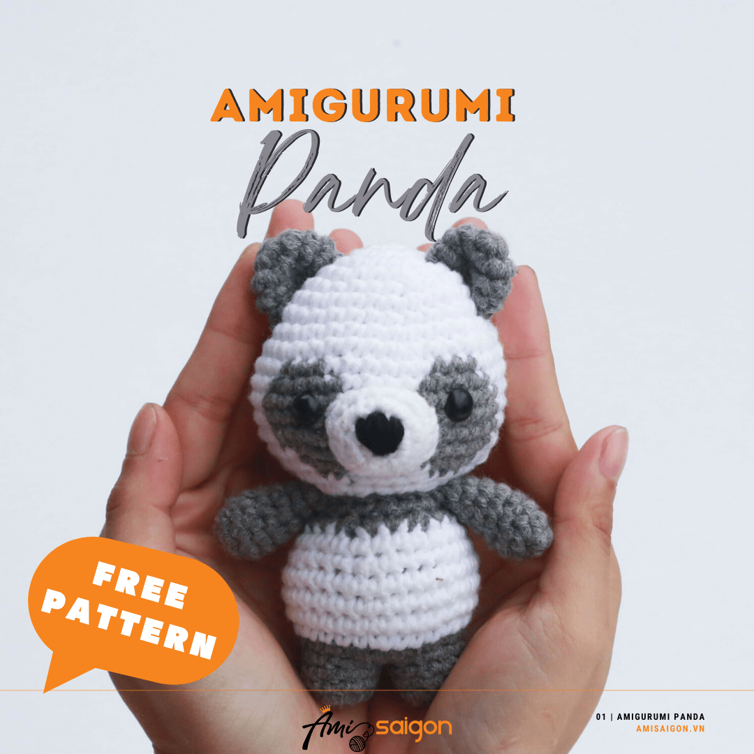 Amigurumi Panda- Free Pattern – AmiguWorld