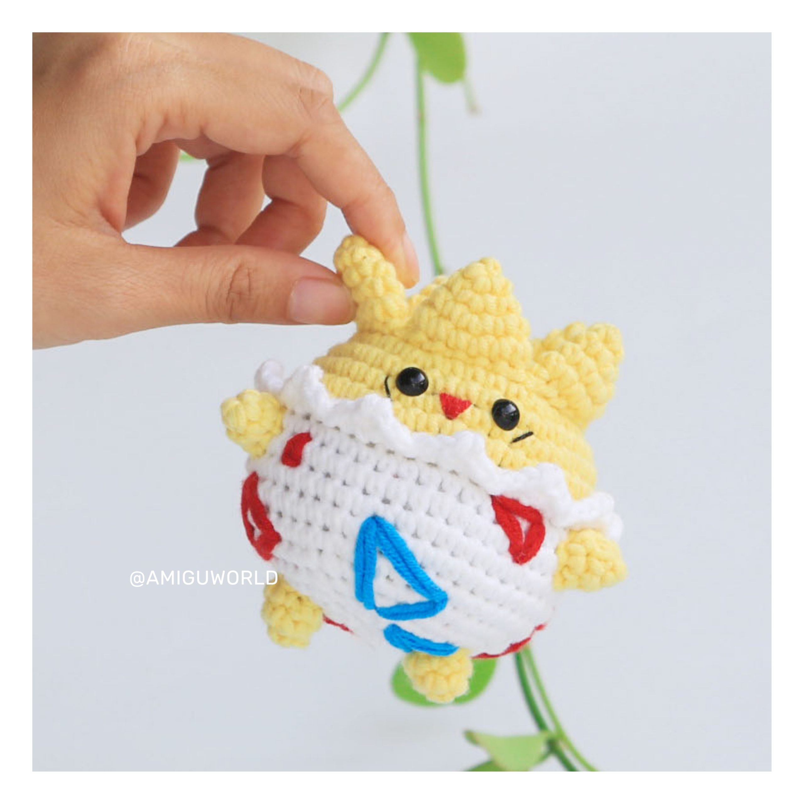 Togepi Pokemon Amigurumi Crochet Pattern AmiguWorld