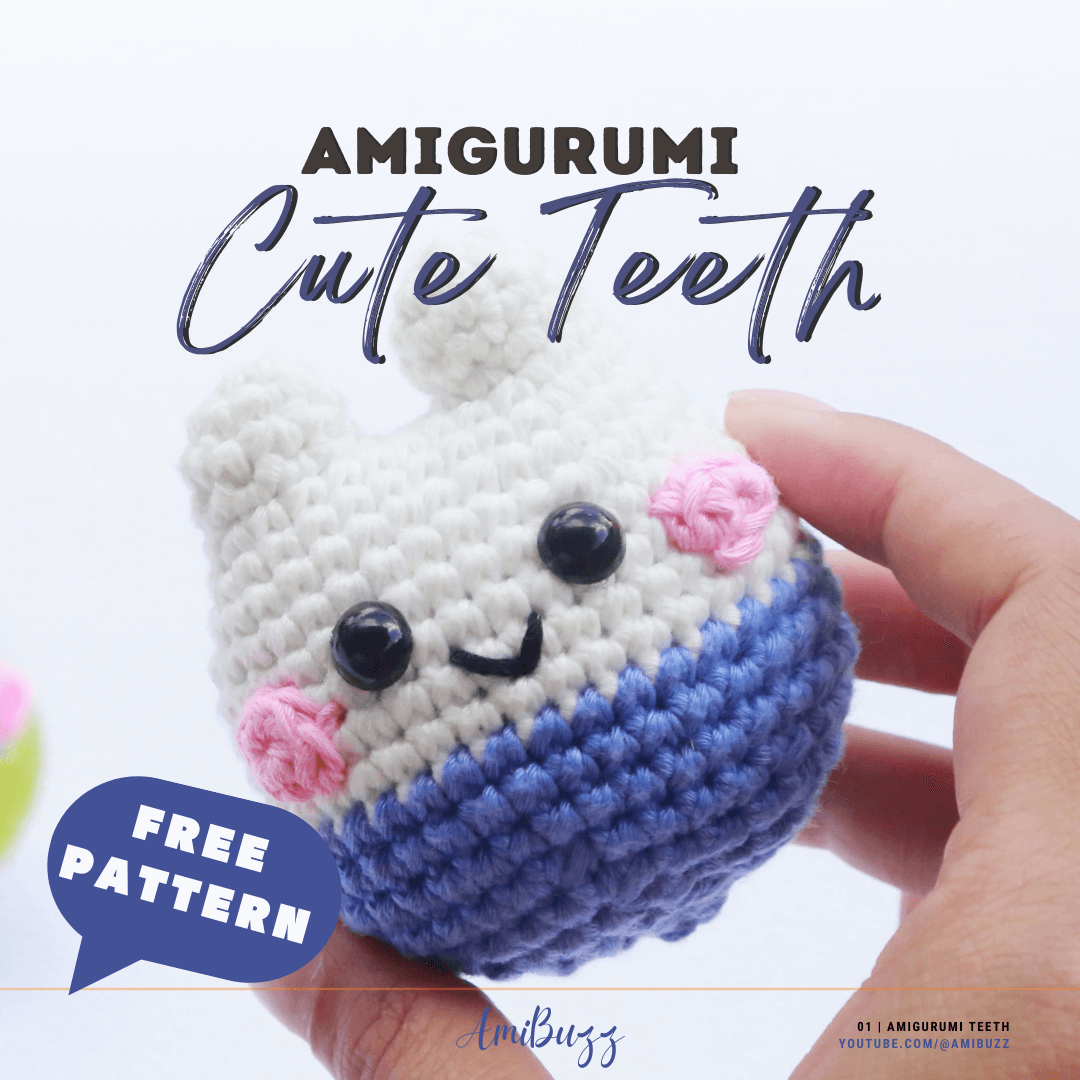 02-Teeth keychain Free Pattern by AmiBuzz-5 pages