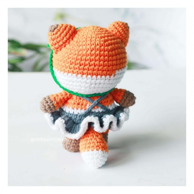 Fox Girl | Crochet Pattern | Amigurumi Tutorial PDF in English | AmiSaigon