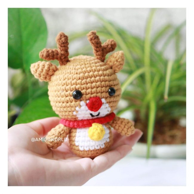 Reindeer - Christmas handmade | Crochet Pattern | Amigurumi Tutorial PDF in English | AmiguWorld