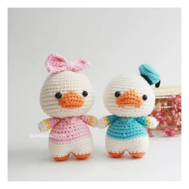 Daisy - Duck | Crochet Pattern | Amigurumi Tutorial PDF in English | AmiSaigon