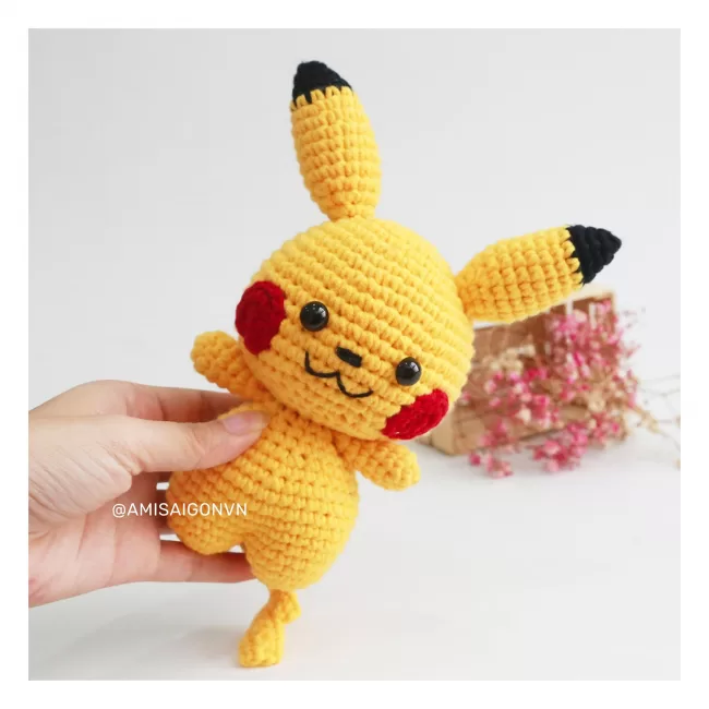 Pikachu - Pokémon | Crochet Pattern | Amigurumi Tutorial PDF in English | AmiSaigon