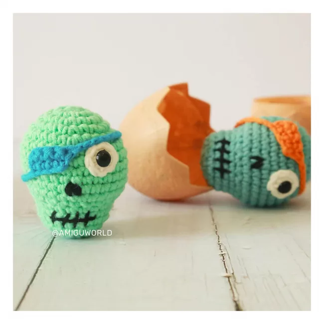 Skull - Halloween | Crochet Pattern | Amigurumi Tutorial PDF in English | AmiguWorld