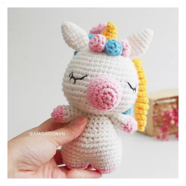 Unicorn Amigurumi | Crochet Pattern | Amigurumi Tutorial PDF in English | AmiSaigon