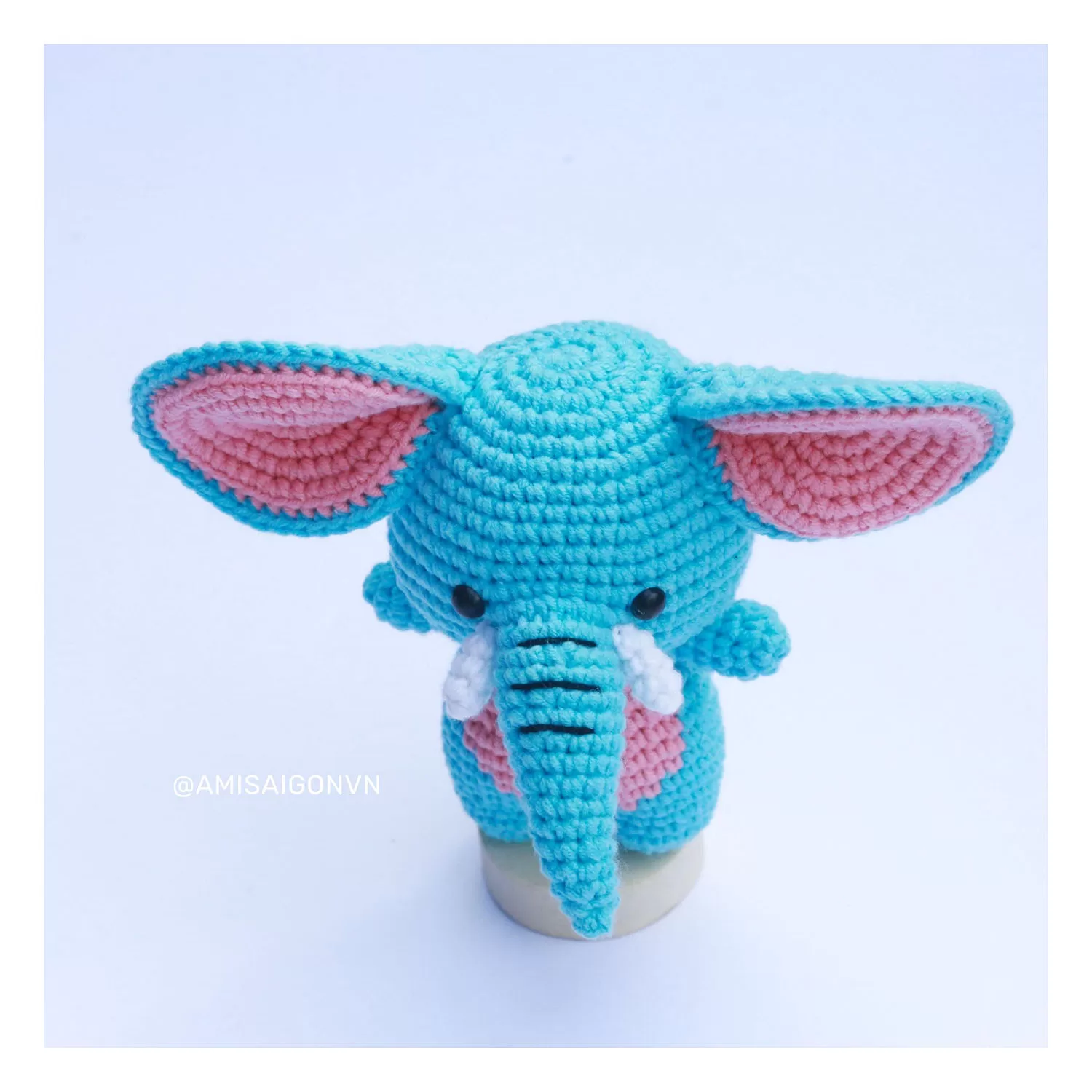 Elephant Amigurumi | Crochet Pattern | Amigurumi Tutorial PDF in English | AmiSaigon