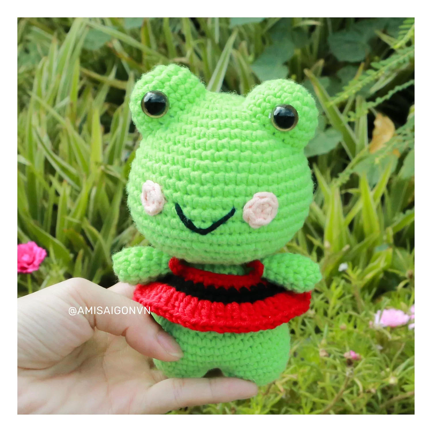 Frog in Dress Amigurumi | Crochet Pattern | Amigurumi Tutorial PDF in English | AmiSaigon