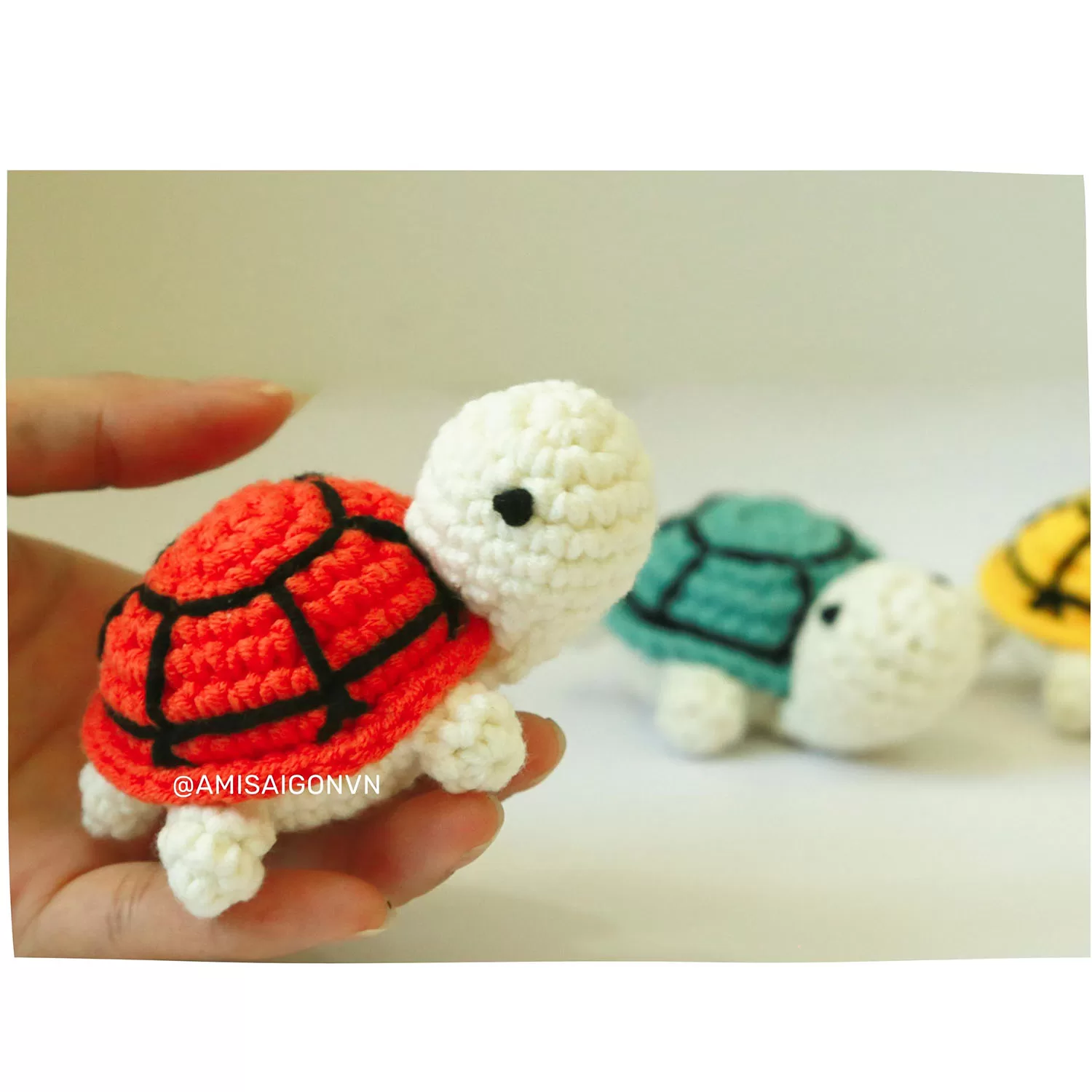 Turtle Amigurumi | Crochet Pattern | Amigurumi Tutorial PDF in English | AmiSaigon
