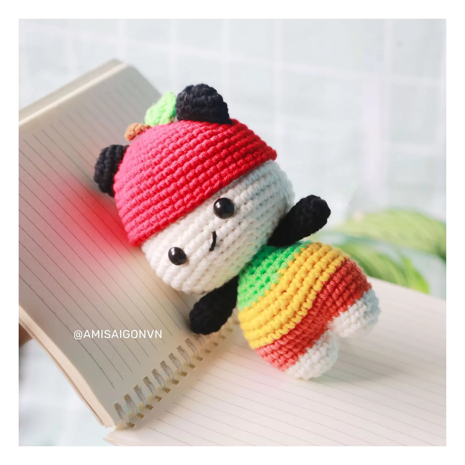 Apple Bear Amigurumi | Crochet Pattern | Amigurumi Tutorial PDF in English | AmiSaigon