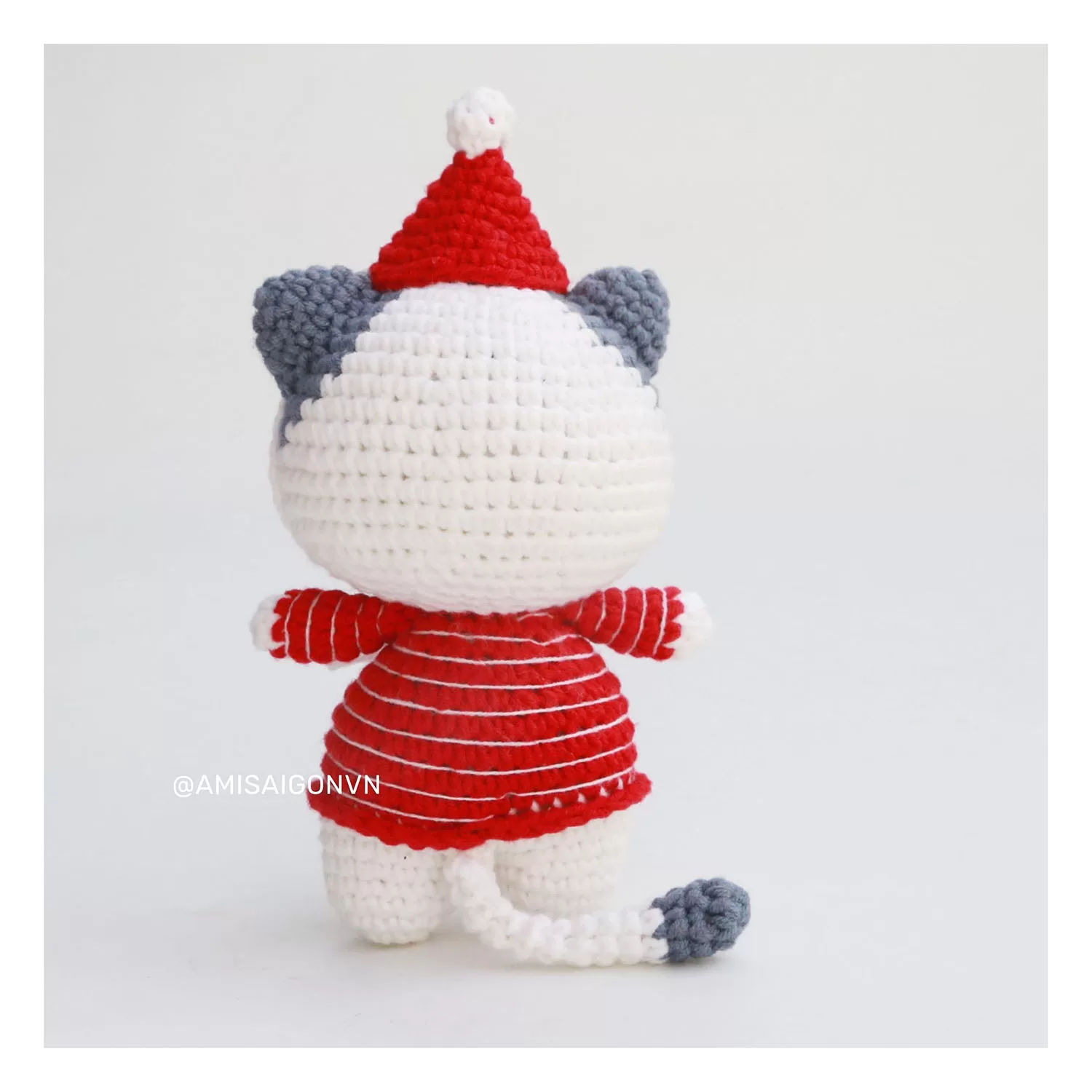 Christmas Cat V2 Amigurumi | Crochet Pattern | Amigurumi Tutorial PDF in English | AmiSaigon
