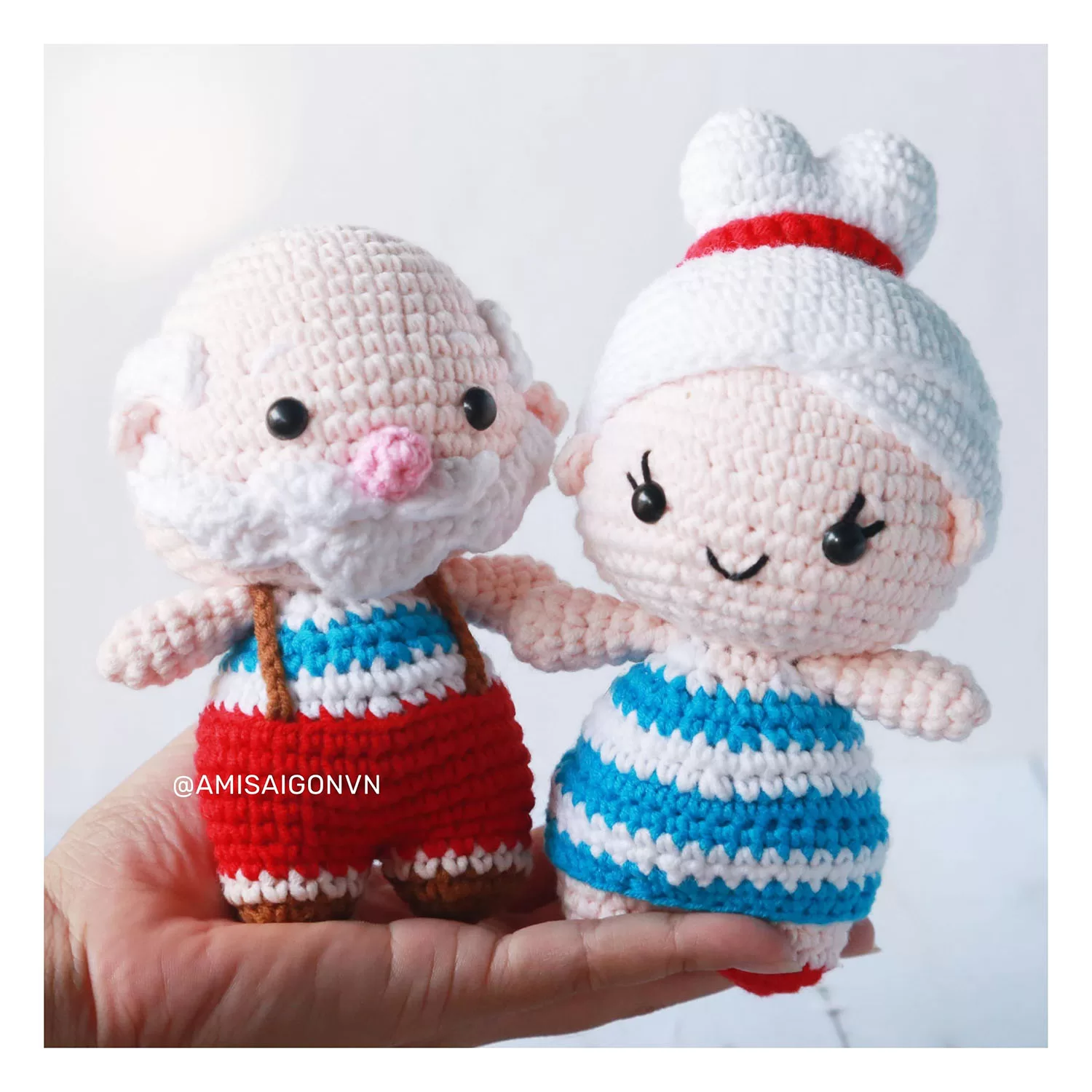 Grandma Amigurumi | Crochet Pattern | Amigurumi Tutorial PDF in English | AmiSaigon