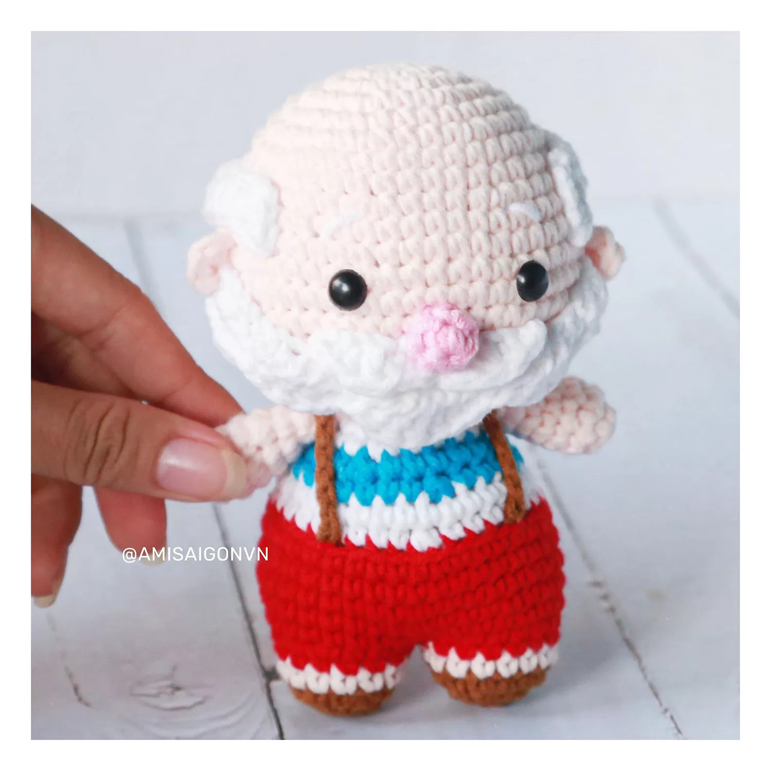Grandpa Amigurumi | Crochet Pattern | Amigurumi Tutorial PDF in English | AmiSaigon
