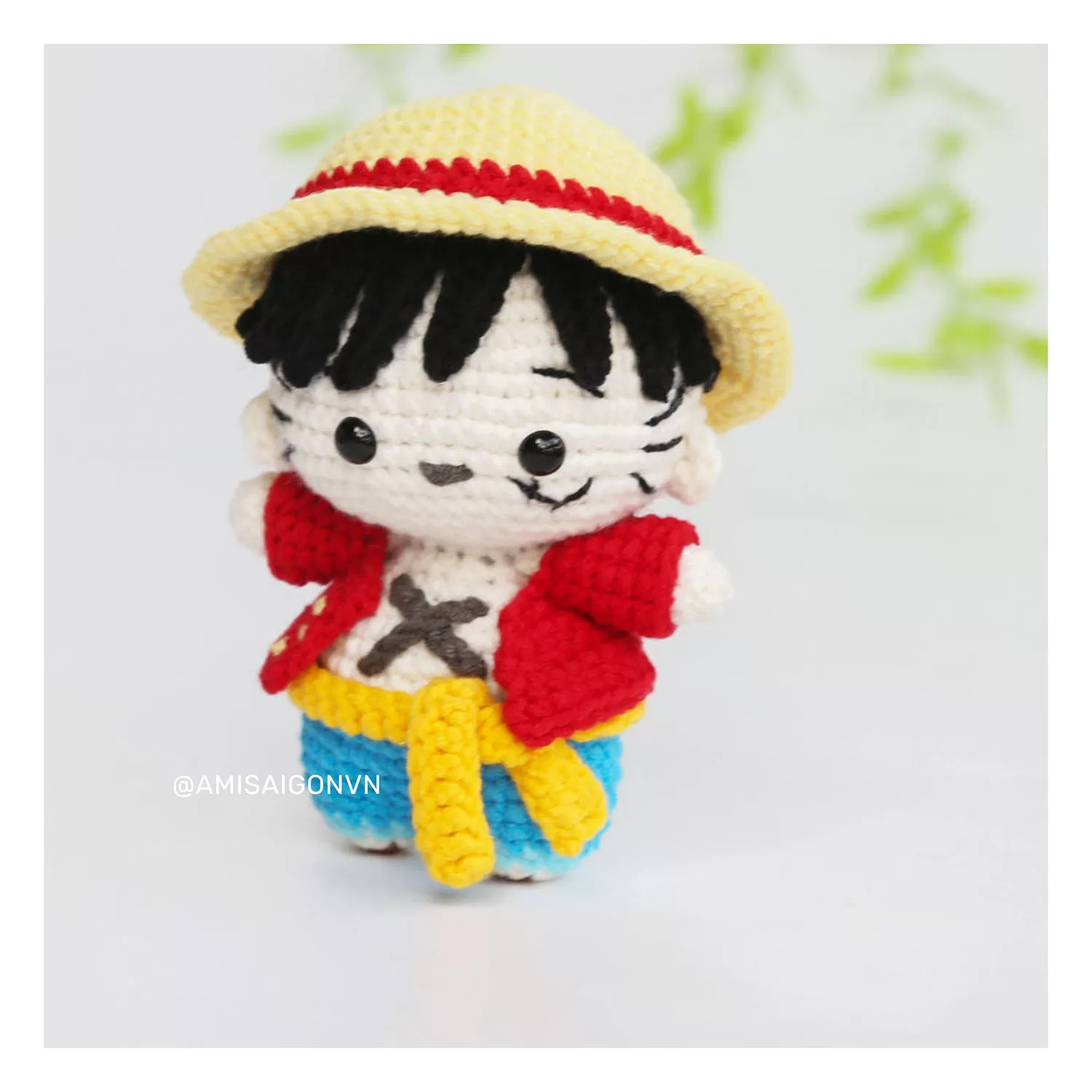 Monkey D. Luffy Doll Amigurumi | Crochet Pattern | Amigurumi Tutorial PDF in English | AmiSaigon
