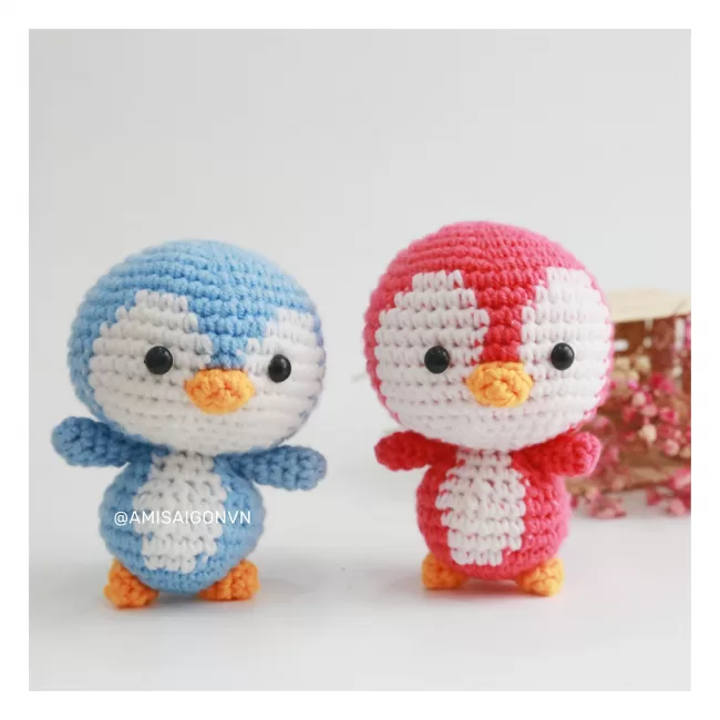 Penguin Amigurumi | Crochet Pattern | Amigurumi Tutorial PDF in English | AmiSaigon