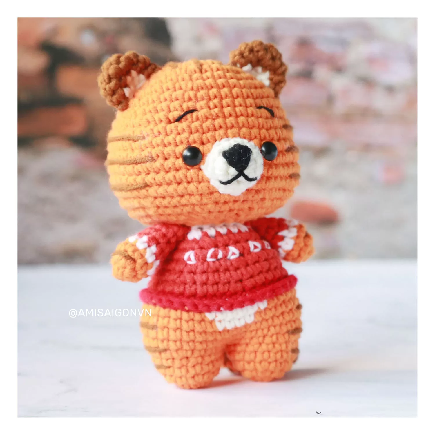 Tiger Amigurumi | Crochet Pattern | Amigurumi Tutorial PDF in English | AmiSaigon