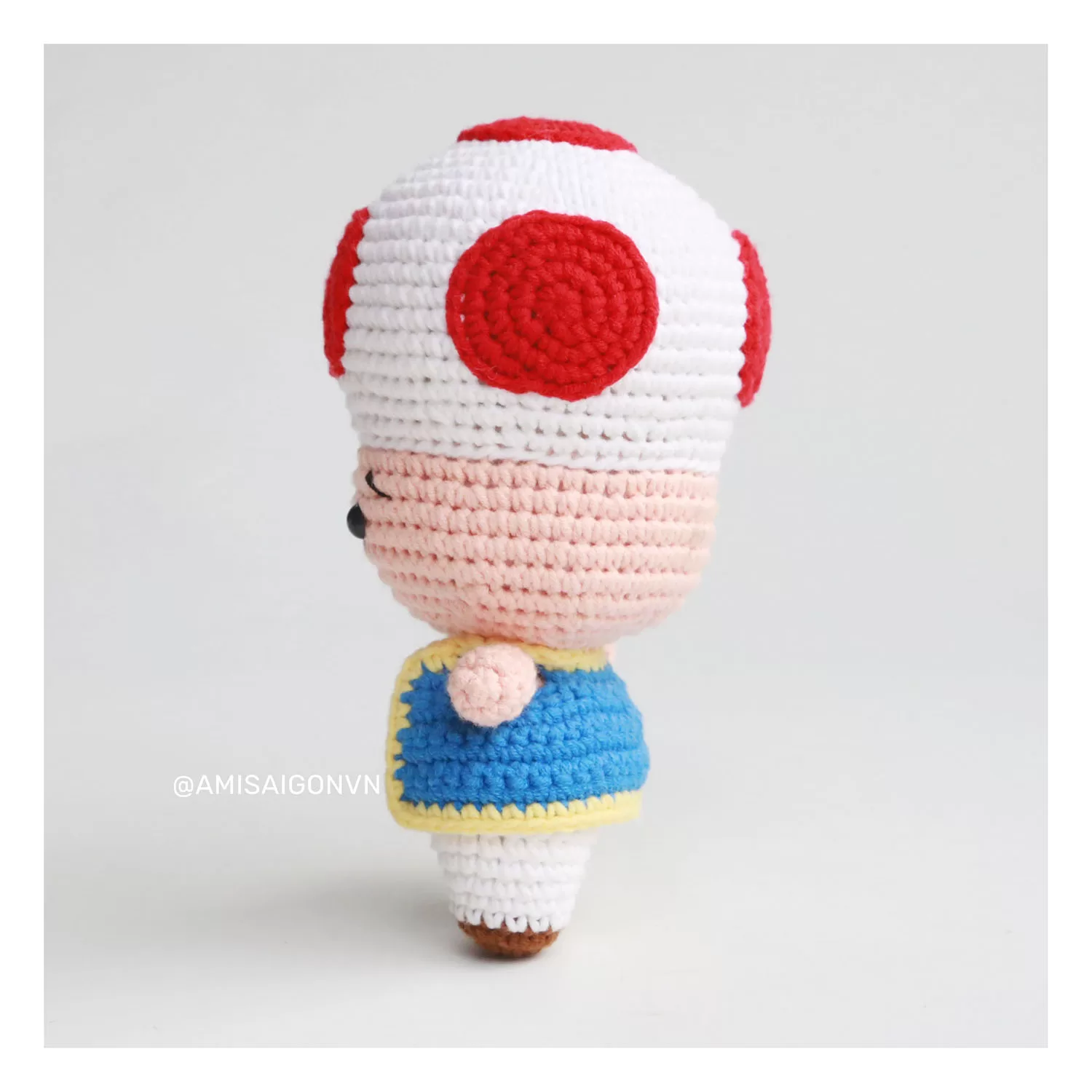Toad Mushroom (Mario) Amigurumi | Crochet Pattern | Amigurumi Tutorial PDF in English | AmiSaigon
