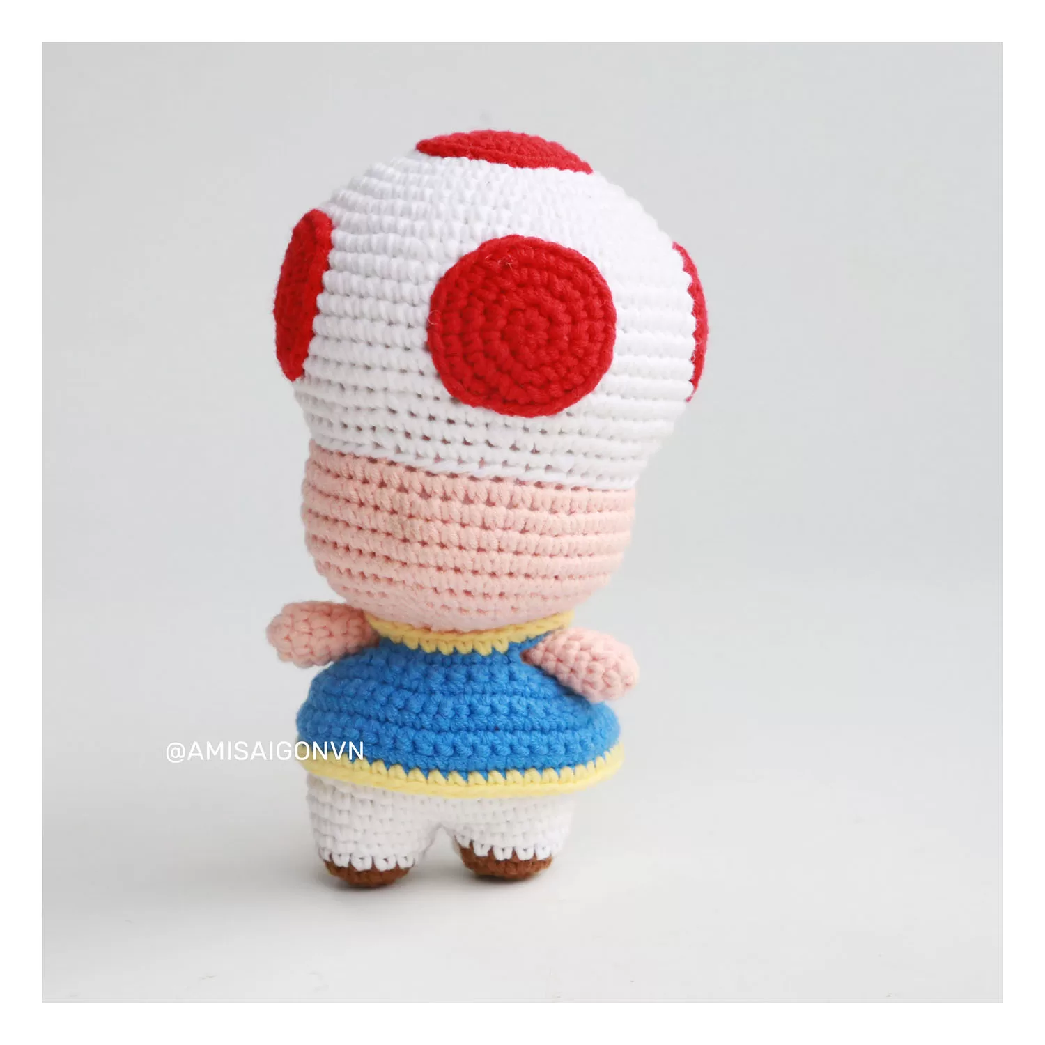 Toad Mushroom (Mario) Amigurumi | Crochet Pattern | Amigurumi Tutorial PDF in English | AmiSaigon