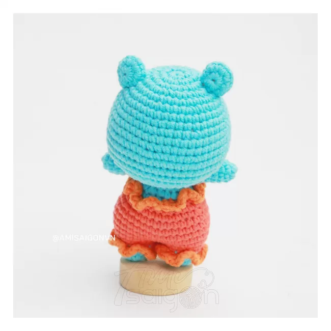 Hippo Amigurumi | Crochet Pattern | Amigurumi Tutorial PDF in English | AmiSaigon