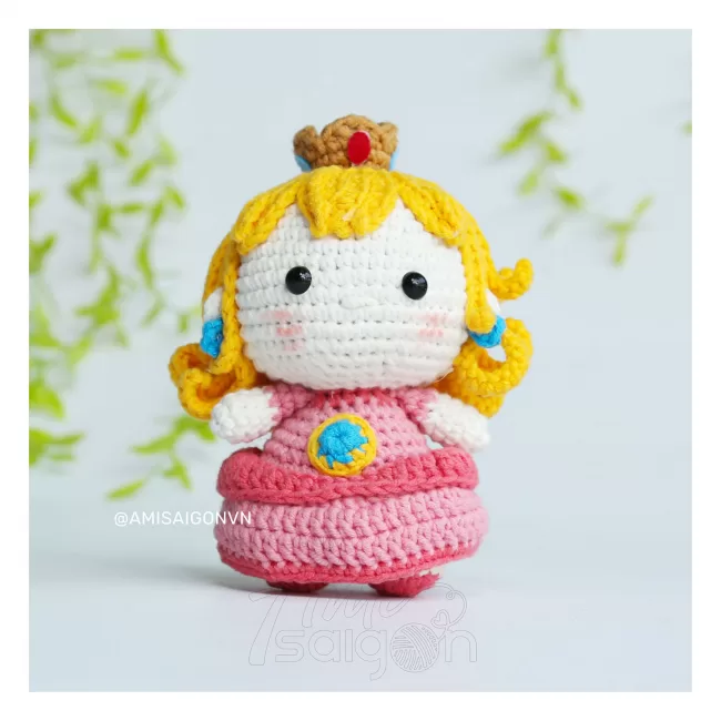 Princess Peach Amigurumi | Crochet Pattern | Amigurumi Tutorial PDF in English | AmiSaigon