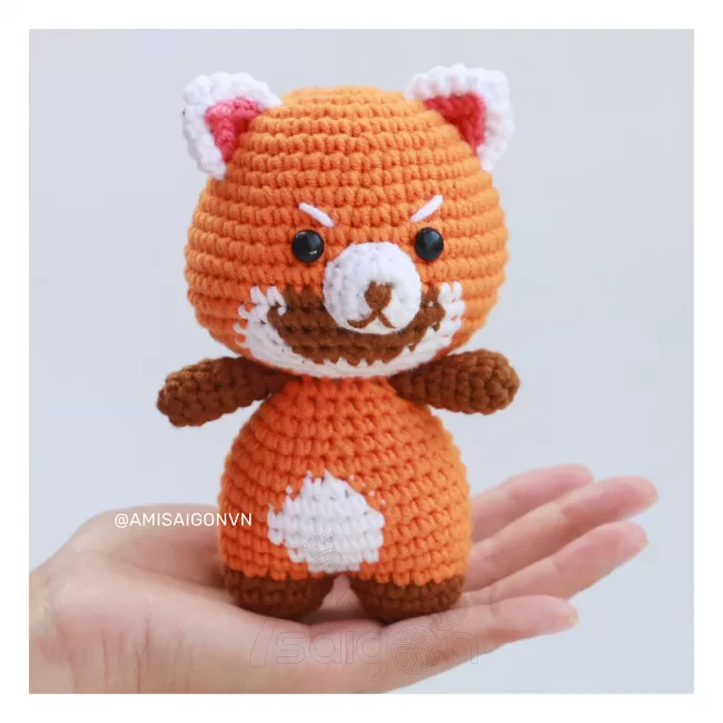 Red Panda Amigurumi | Crochet Pattern | Amigurumi Tutorial PDF in English | AmiSaigon